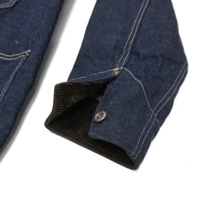 画像6: F.O.B FACTORY（エフオービーファクトリー）DENIM CHORE JACKET（デニムチョアジャケット）”BLANKET LINER” / Blue（ブルー）