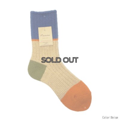 画像5: Mauna Kea（マウナケア）ウール3面切替ソックス "レディース" / 5Colors（全5色展開）※3足までメール便発送可