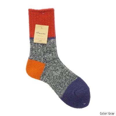 画像4: Mauna Kea（マウナケア）ウール3面切替ソックス "レディース" / 5Colors（全5色展開）※3足までメール便発送可
