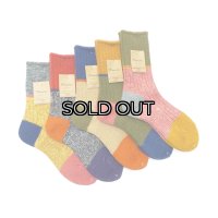 Mauna Kea（マウナケア）ウール3面切替ソックス "レディース" / 5Colors（全5色展開）※3足までメール便発送可