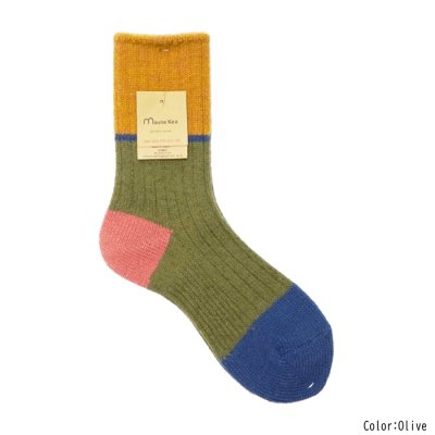 画像6: Mauna Kea（マウナケア）ウール3面切替ソックス "レディース" / 5Colors（全5色展開）※3足までメール便発送可