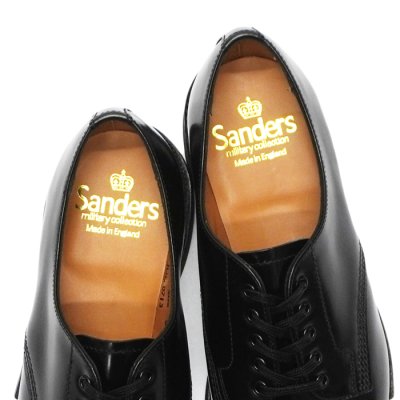 画像6: SANDERS（サンダース）Female Plain Toe Shoe Rubber Sole（レディース プレーントゥシューズ ラバーソール）/Black（ブラック）