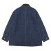 画像2: F.O.B FACTORY（エフオービーファクトリー）DENIM CHORE JACKET（デニムチョアジャケット）”BLANKET LINER” / Blue（ブルー） (2)