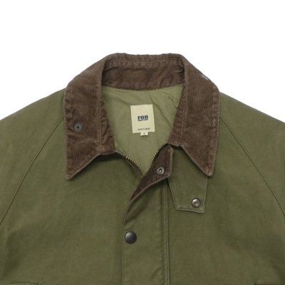 画像5: F.O.B FACTORY（エフオービーファクトリー）RIDING JACKET（ライディングジャケット）”HEAVY MOLESKIN” / Olive（オリーブ）