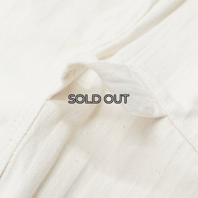 画像8: F.O.B FACTORY（エフオービーファクトリー）HBT PAINTER PANTS（HBTペインターパンツ）"Wavy Herringbone" / Ecru（エクリュ）【裾上げ無料】