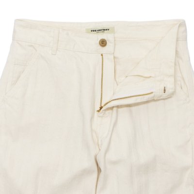 画像5: F.O.B FACTORY（エフオービーファクトリー）HBT PAINTER PANTS（HBTペインターパンツ）"Wavy Herringbone" / Ecru（エクリュ）【裾上げ無料】