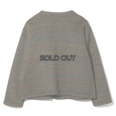 画像2: ENGINEERED GARMENTS（エンジニアードガーメンツ）KNIT CARDIGAN（ニットカーディガン）"Wool Poly Nep Sweater Knit" / Brown（ブラウン）