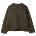 画像2: ENGINEERED GARMENTS（エンジニアードガーメンツ）KNIT CARDIGAN（ニットカーディガン）"Wool Poly Nep Sweater Knit" / Brown（ブラウン） (2)