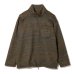画像1: ENGINEERED GARMENTS（エンジニアードガーメンツ）Zip Moc Neck（ジップモックネック）"Wool Poly Nep Sweater Knit" / Brown（ブラウン） (1)