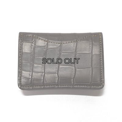 画像2: WILD SWANS（ワイルドスワンズ）TONGUE（タング）マルチコインケース/チョコ"クロコダイル"×オレンジ"ブッテーロ"