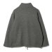 画像2: ENGINEERED GARMENTS（エンジニアードガーメンツ）Zip Moc Neck（ジップモックネック）"Wool Poly Nep Sweater Knit" / Charcoal（チャコール） (2)