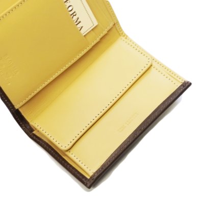 画像4: BEORMA（ベオーマ）3FOLD WALLET（3つ折りウォレット）"CHELSEA LEATHER" / Havana×Ecru（ハバナブラウン×エクリュ）