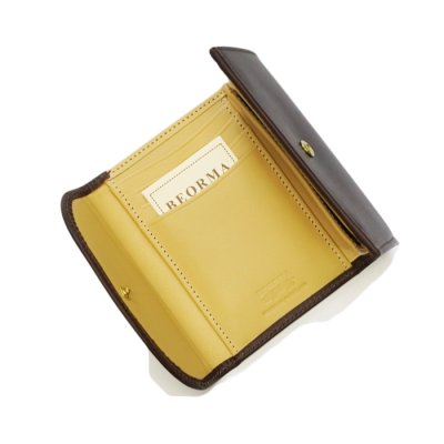 画像3: BEORMA（ベオーマ）3FOLD WALLET（3つ折りウォレット）"CHELSEA LEATHER" / Havana×Ecru（ハバナブラウン×エクリュ）