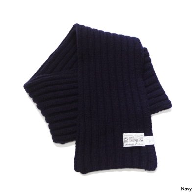 画像2: ★ポイント１０％（12/8迄）INVERALLAN（インバーアラン）Rib Knit Scarf（リブ編みマフラー）"Lambswool" / 3Colors（全3色展開）