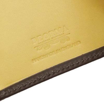 画像5: BEORMA（ベオーマ）3FOLD WALLET（3つ折りウォレット）"CHELSEA LEATHER" / Havana×Ecru（ハバナブラウン×エクリュ）