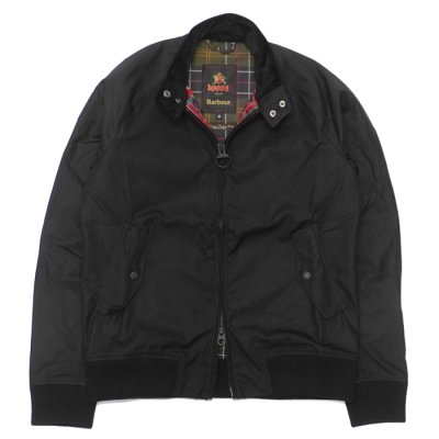 画像1: Barbour×BARACUTA（バブァー×バラクータ）Proton Wax Jacket（ポートンワックスジャケット）"Wax Cotton" / Black（ブラック）