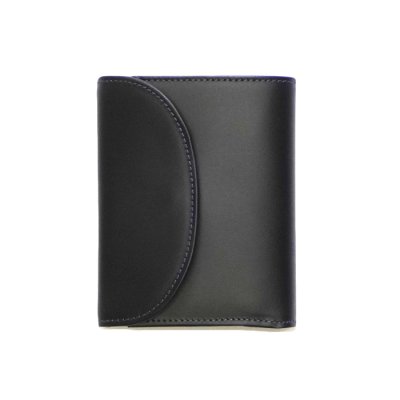 画像1: BEORMA（ベオーマ）3FOLD WALLET（3つ折りウォレット）"CHELSEA LEATHER" / Navy×Wine（ネイビー×ワイン）