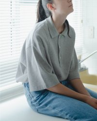 EVCON（エビコン）KANOKO POLO S/S TEE（カノコポロショートスリーブTシャツ） / D,BROWN（ダークブラウン）