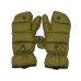 画像2: MODMNT（モドメント）DOWN GLOVES LOBSTER MITTENS（ダウングローブ ロブスターミトン）/ Khaki（カーキ） (2)