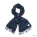 画像2: Johnstons of Elgin（ジョンストンズオブエルガン）Wovwn Scarf（ウーブンスカーフ）"Wool" / Black Watch（ブラックウォッチ）・Bronde（ブロンド） (2)