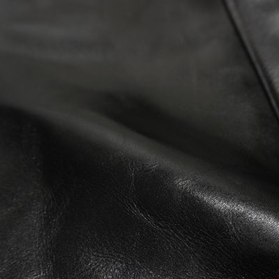 画像8: Y'2 LEATHER（ワイツーレザー）ANILIN STEER ROUNDED HEM CAR COAT（アニリンステアラウンデッドヘムカーコート）/ Black（ブラック）