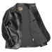 画像3: Y'2 LEATHER（ワイツーレザー）ANILIN STEER ROUNDED HEM CAR COAT（アニリンステアラウンデッドヘムカーコート）/ Black（ブラック） (3)