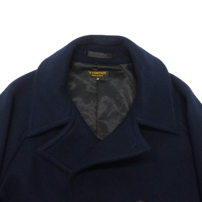 画像4: *A VONTADE（アボンタージ）Raglan Pea Coat Ver,2（ラグランピーコートバージョン2）"Superior Double Melton" / Dark Navy（ダークネイビー）