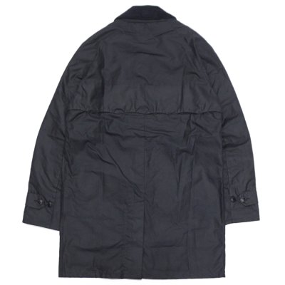 画像2: Barbour×BARACUTA（バブァー×バラクータ）Tyne Wax Coat（タインワックスコート）"Wax Cotton" / Navy（ネイビー）