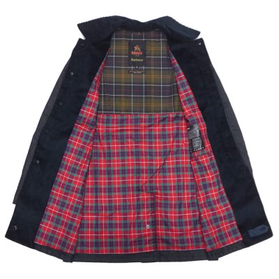 画像3: Barbour×BARACUTA（バブァー×バラクータ）Tyne Wax Coat（タインワックスコート）"Wax Cotton" / Navy（ネイビー）