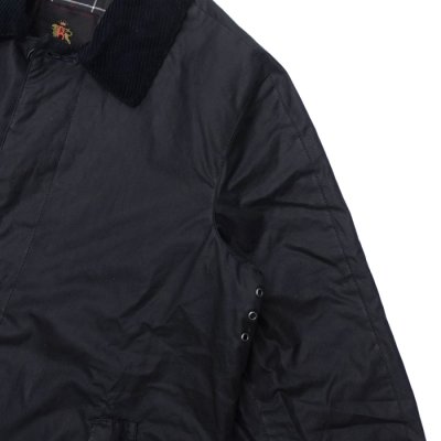 画像5: Barbour×BARACUTA（バブァー×バラクータ）Tyne Wax Coat（タインワックスコート）"Wax Cotton" / Navy（ネイビー）