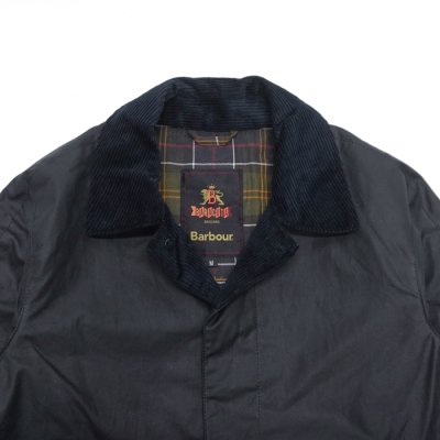 画像4: Barbour×BARACUTA（バブァー×バラクータ）Tyne Wax Coat（タインワックスコート）"Wax Cotton" / Navy（ネイビー）