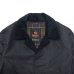 画像4: Barbour×BARACUTA（バブァー×バラクータ）Tyne Wax Coat（タインワックスコート）"Wax Cotton" / Navy（ネイビー） (4)