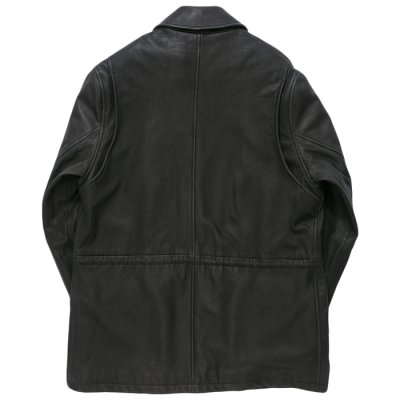 画像2: KAPTAIN SUNSHINE（キャプテンサンシャイン）Deerskin Half Coat（ディアスキンハーフコート）"サイズ3のみ” / Black（ブラック）