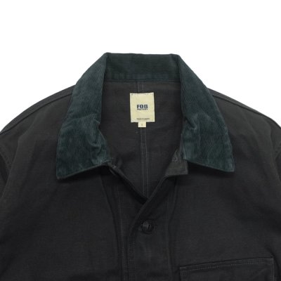 画像3: F.O.B FACTORY（エフオービーファクトリー）DUCK HUNTING JACKET（ダックハンティングジャケット）"11oz Original Duck" / Black（ブラック）