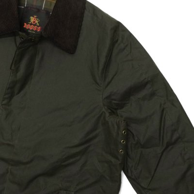 画像5: Barbour×BARACUTA（バブァー×バラクータ）Tyne Wax Coat（タインワックスコート）"Wax Cotton" / Olive（オリーブ）