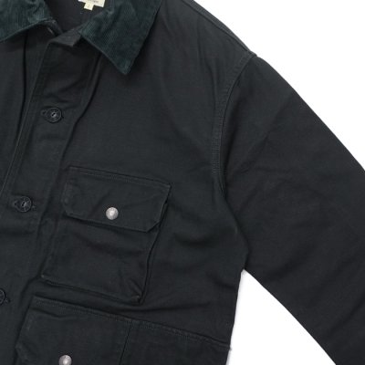 画像4: F.O.B FACTORY（エフオービーファクトリー）DUCK HUNTING JACKET（ダックハンティングジャケット）"11oz Original Duck" / Black（ブラック）
