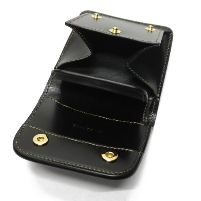 画像7: WILD SWANS（ワイルドスワンズ）CASA（カーサ）コンパクトウォレット/Green(グリーン)"シェルコードバン"×Black（ブラック）"サドルプルアップ"