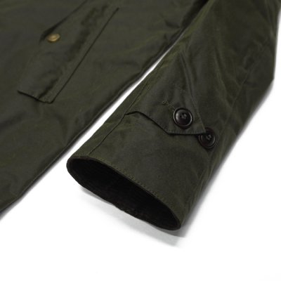 画像6: Barbour×BARACUTA（バブァー×バラクータ）Tyne Wax Coat（タインワックスコート）"Wax Cotton" / Olive（オリーブ）