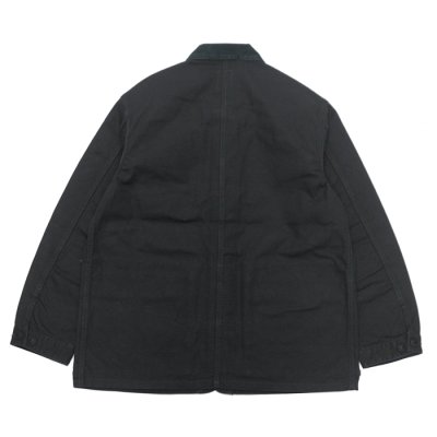 画像2: F.O.B FACTORY（エフオービーファクトリー）DUCK HUNTING JACKET（ダックハンティングジャケット）"11oz Original Duck" / Black（ブラック）