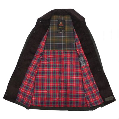 画像3: Barbour×BARACUTA（バブァー×バラクータ）Tyne Wax Coat（タインワックスコート）"Wax Cotton" / Olive（オリーブ）