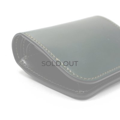 画像3: WILD SWANS（ワイルドスワンズ）CASA（カーサ）コンパクトウォレット/Green（グリーン）"シェルコードバン"×Black（ブラック）"サドルプルアップ"