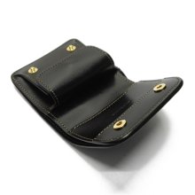 他の写真1: WILD SWANS（ワイルドスワンズ）CASA（カーサ）コンパクトウォレット/Green(グリーン)"シェルコードバン"×Black（ブラック）"サドルプルアップ"