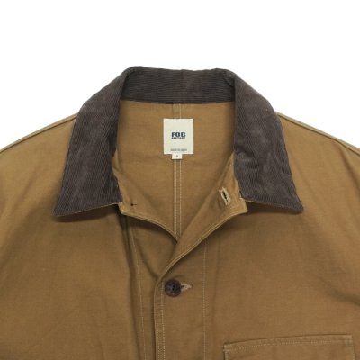 画像3: F.O.B FACTORY（エフオービーファクトリー）DUCK HUNTING JACKET（ダックハンティングジャケット）"11oz Original Duck" / Khaki（カーキ）