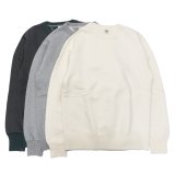 BARNS OUTFITTERS (バーンズアウトフィッターズ) STANDARD COZUN GUSSET CREW NECK SWEAT (はめ込み両Vガゼットクルーネックスウェット）/ 3Color