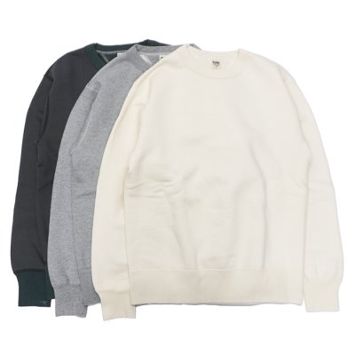 画像1: BARNS OUTFITTERS (バーンズアウトフィッターズ) STANDARD COZUN GUSSET CREW NECK SWEAT (はめ込み両Vガゼットクルーネックスウェット）/ 3Color