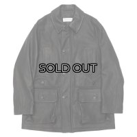 KAPTAIN SUNSHINE（キャプテンサンシャイン）Deerskin Half Coat（ディアスキンハーフコート）"サイズ3のみ” / Black（ブラック）