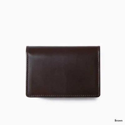 画像2: BEORMA（ベオーマ）GUSSETED CARD CASE（ガセットカードケース）"Bridle Leather" / 4Colors（全4色展開）