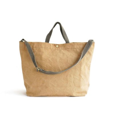 画像1: ARTS&CRAFTS（アーツアンドクラフツ）2WAY WIDE TOTE（2ウェイワイドトート）"#9 CANVAS" / Tan（タン）