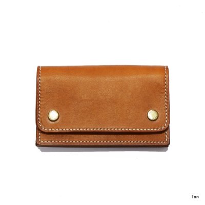 画像2: ARTS&CRAFTS（アーツアンドクラフツ）BOX-COIN COMPACT WALLET（ボックスコインコンパクトウォレット）"ELBAMATT ACC" / Choco（チョコ）・Tan（タン）