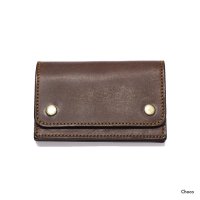 ARTS&CRAFTS（アーツアンドクラフツ）BOX-COIN COMPACT WALLET（ボックスコインコンパクトウォレット）"ELBAMATT ACC" / Choco（チョコ）・Tan（タン）